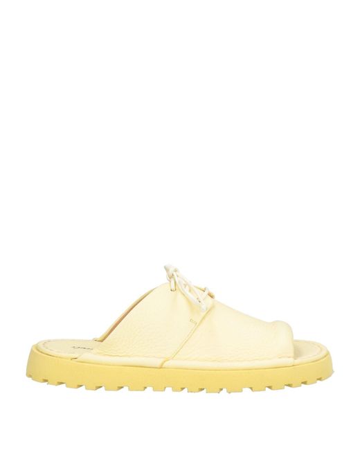 Marsèll Yellow Sandals Leather
