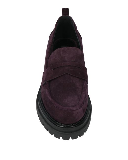 Sergio Rossi Purple Loafers