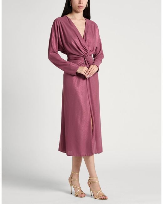 Kocca Red Midi Dress Polyester