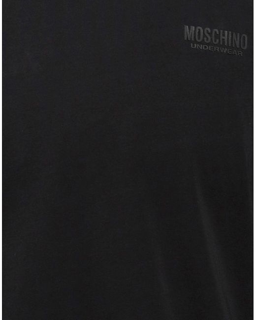 Camiseta interior Moschino de hombre de color Black