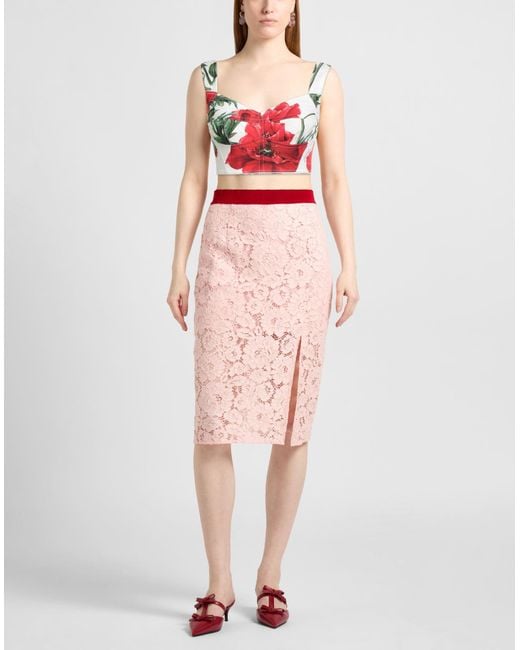 Dolce & Gabbana Pink Top Cotton