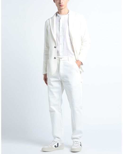 Lardini White Blazer for men