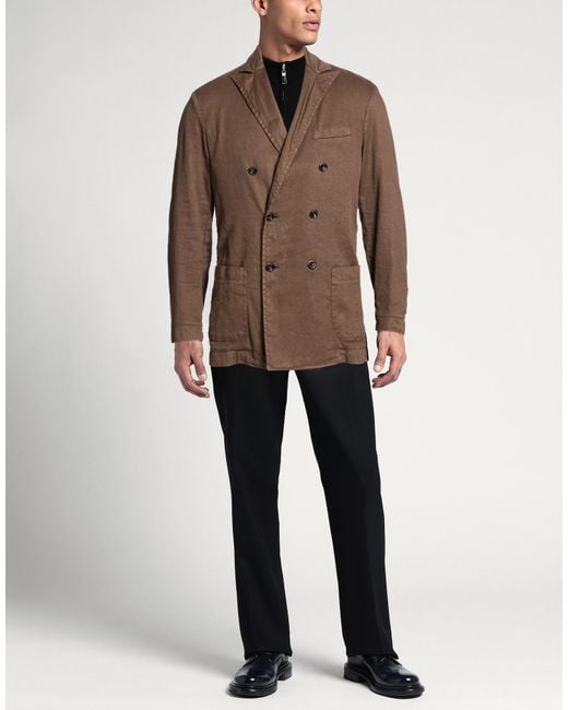 Cruna Brown Blazers for men