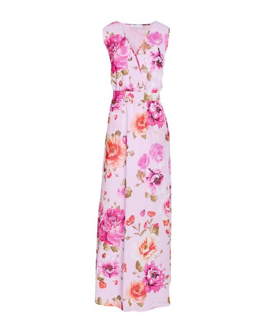 LUCKYLU  Milano Pink Maxi Dresses