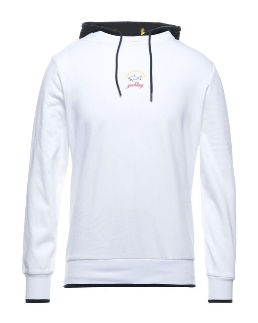 Paul & Shark White Sweatshirt Cotton for men
