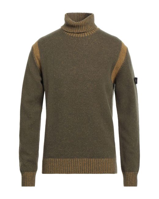 Peuterey Green Turtleneck for men