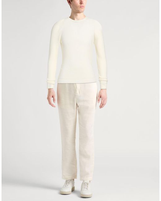 Pullover di Roberto Collina in White da Uomo