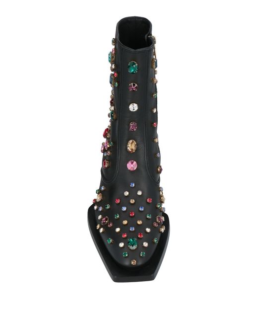 Botines de caña alta Dolce & Gabbana de hombre de color Black