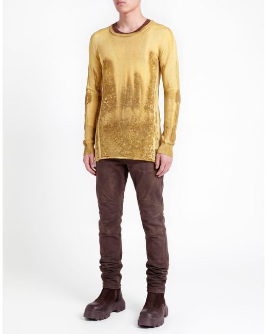 Pullover Masnada de hombre de color Yellow