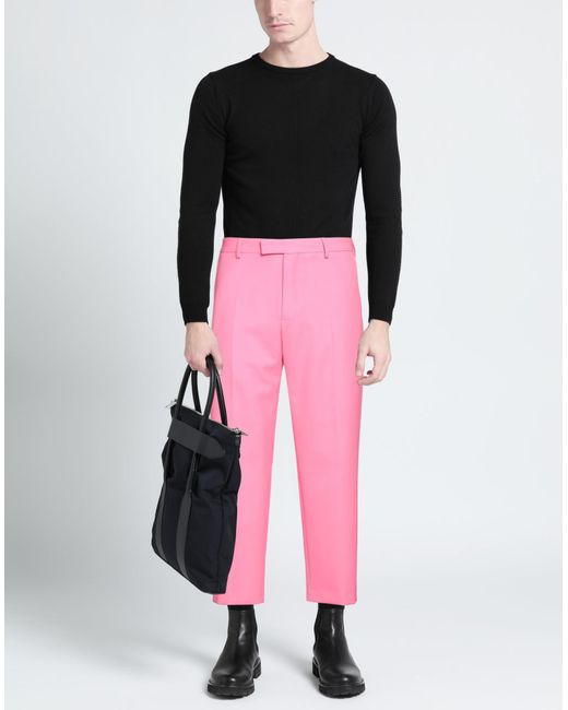Dries Van Noten Pink Pants for men
