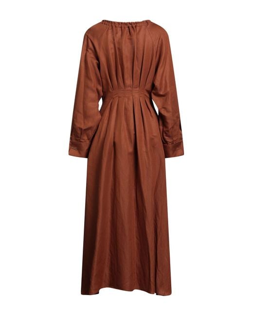 Max Mara Brown Maxi Dresses