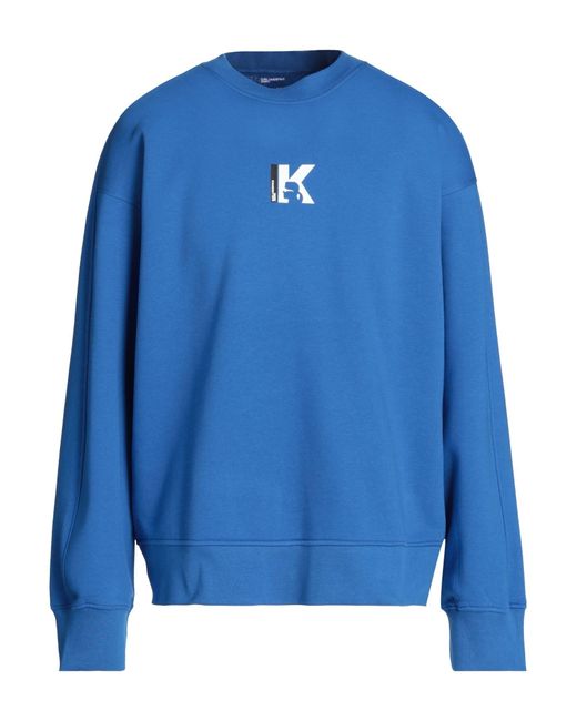 Karl Lagerfeld Blue Sweatshirt for men
