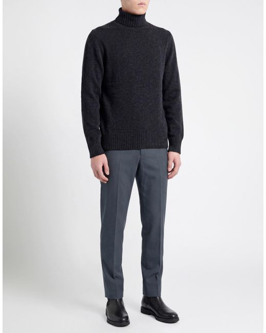 Officine Generale Black Turtleneck for men