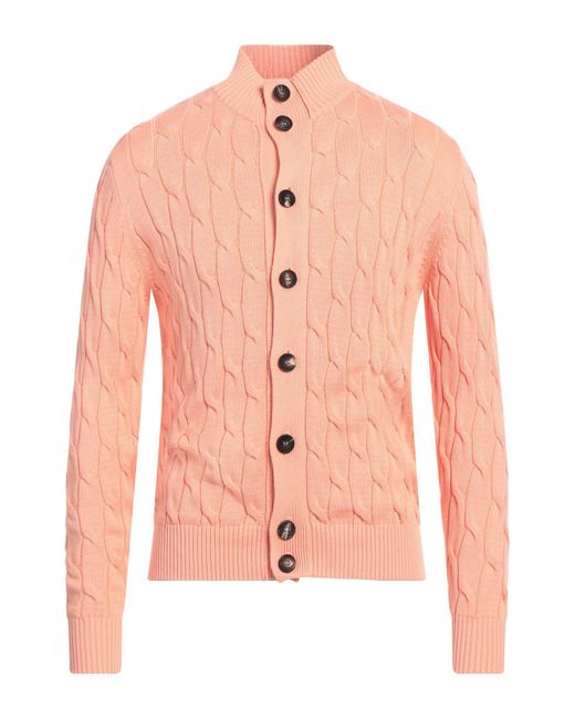 FILIPPO DE LAURENTIIS Strickjacke in Pink für Herren