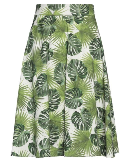 Gonna Midi di VANESSA CARRUBBA in Green