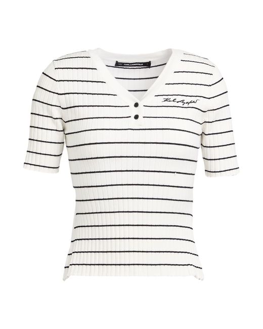 Pullover Karl Lagerfeld de color White