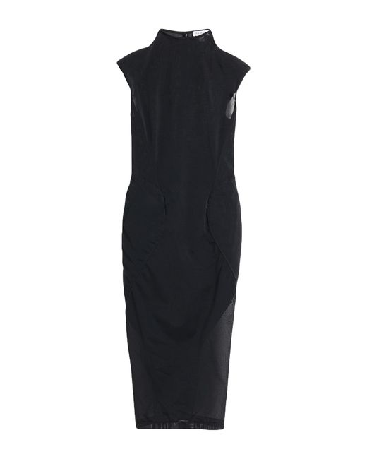 Alaïa Blue Midi Dress Polyimide, Elastane