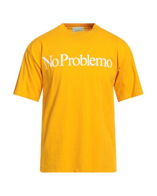 Aries Yellow T-shirt for men
