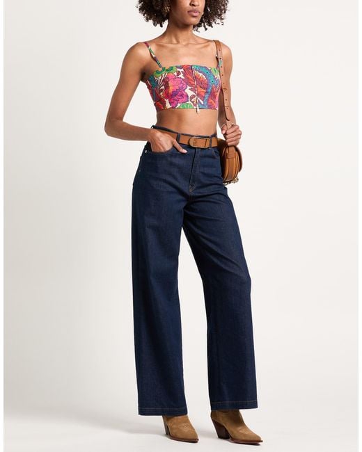 Etro Red Top Cotton, Elastane