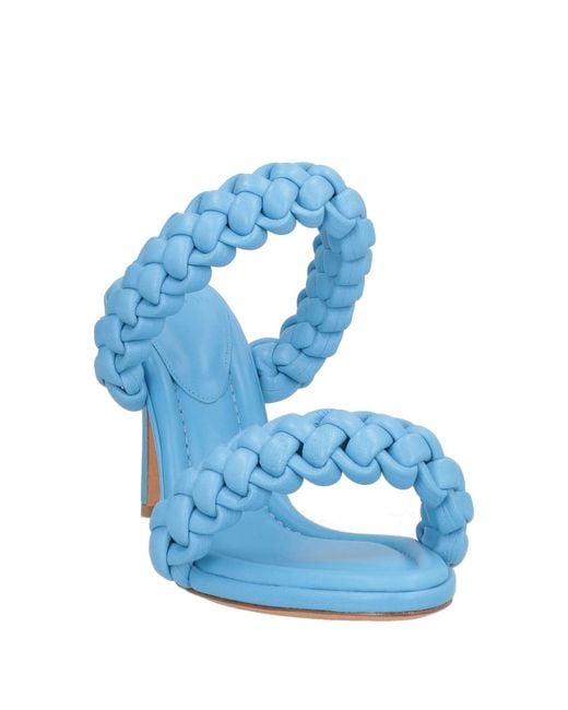 Alexandre Birman Blue Sandals Leather