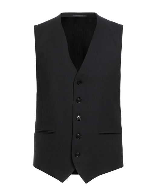 Drykorn Black Waistcoat for men