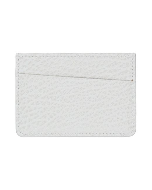 Maison Margiela White Cardholder Cow Leather for men