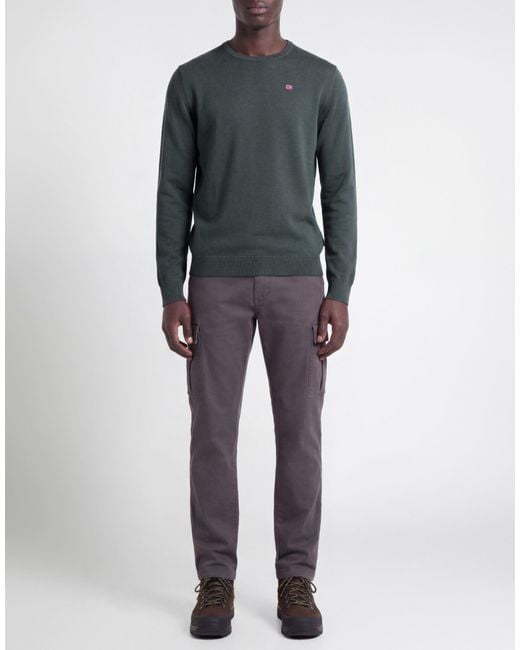 Napapijri Black Military Sweater Wool for men