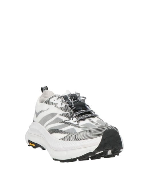 Hoka One One White Sneakers Textile Fibers for men