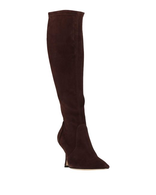 Stuart Weitzman Brown Boot Leather