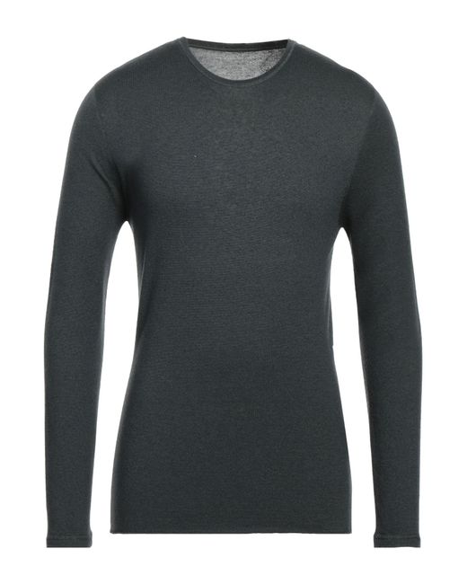 Majestic Filatures Gray Sweater for men