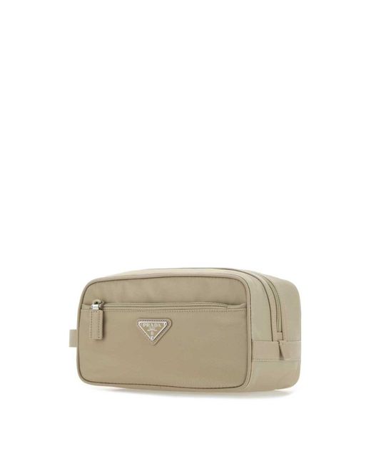 Neceser Prada de hombre de color Gris Lyst