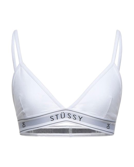 Stussy Bra in White | Lyst UK