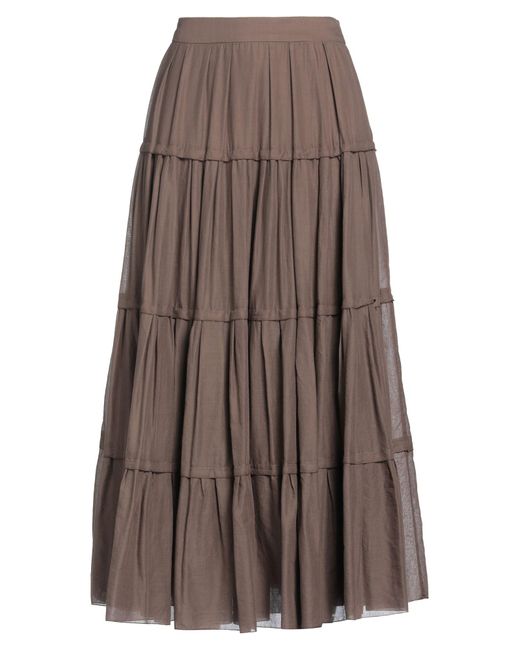 Gonna Midi di Peserico in Brown