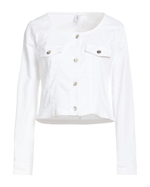 Liu Jo White Denim Outerwear