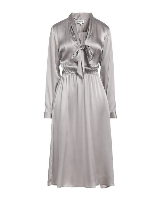 P.A.R.O.S.H. Gray Midi Dress