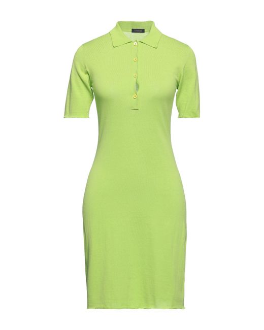 Cruciani Green Mini Dress