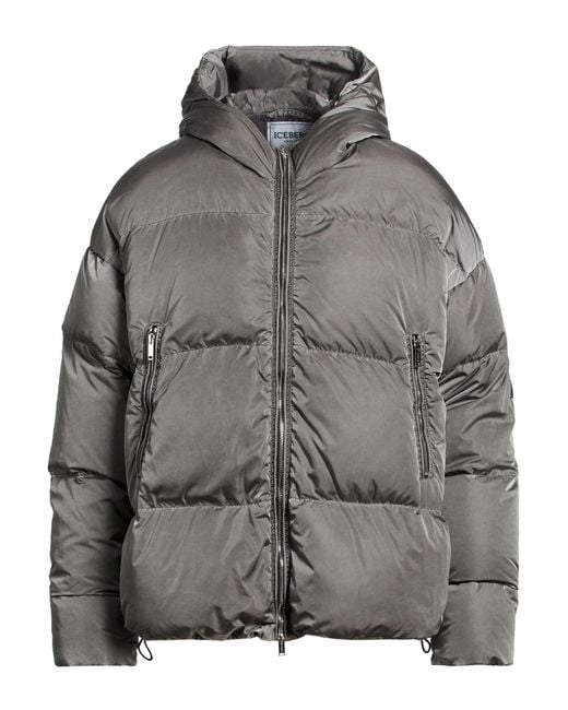 Iceberg Gray Puffer Polyamide for men