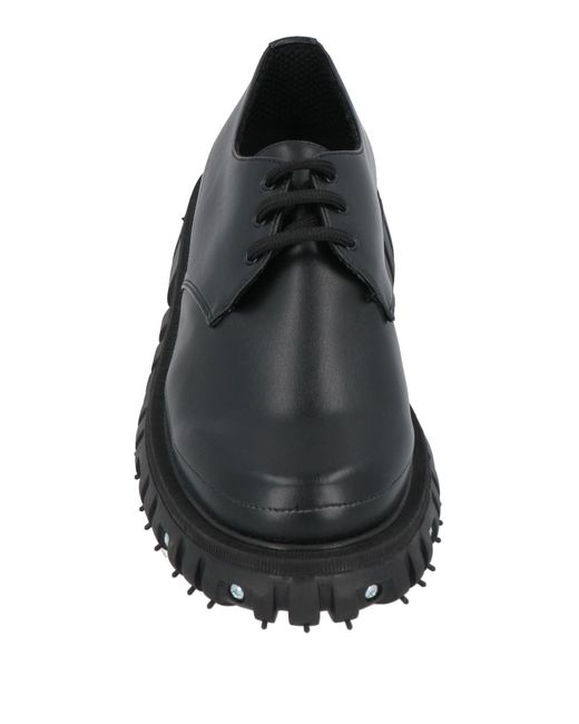 Phileo Black Lace-up Shoes for men