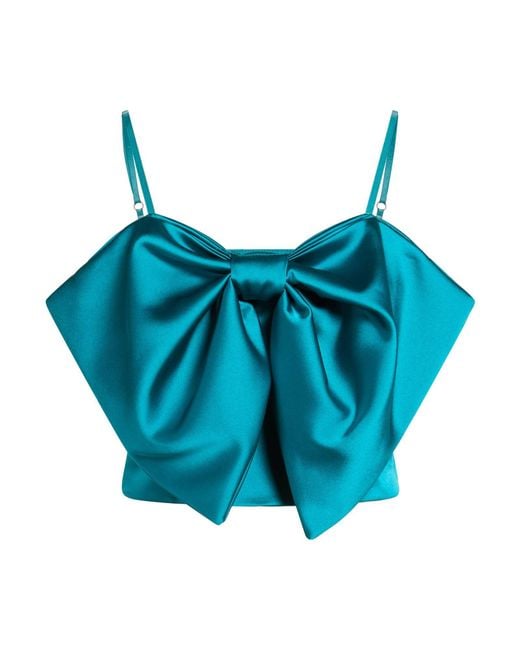 Rinascimento Blue Top Polyester, Elastane