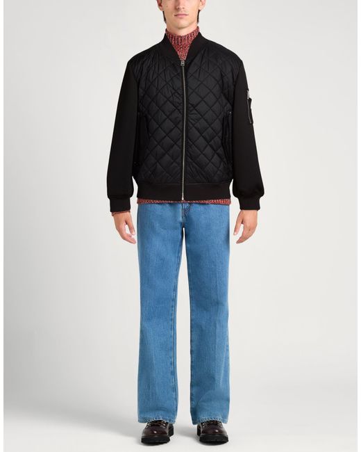 HUGO Black Jacket Polyester, Elastane, Polyamide for men
