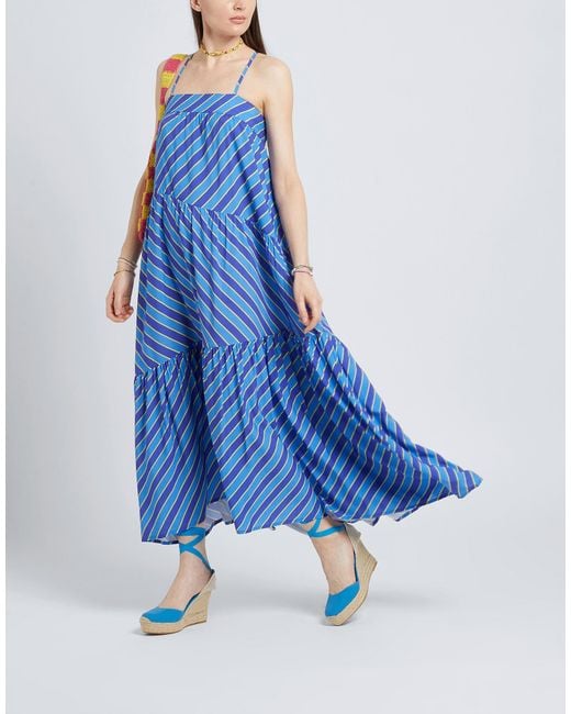 8 by YOOX Blue Long Dress