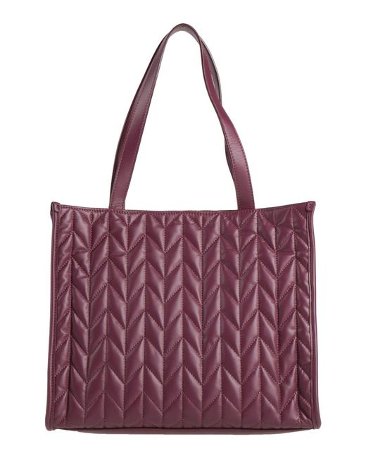 Missoni Purple Handbag Leather