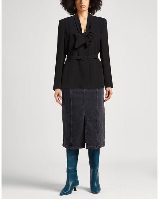 Kaos Black Blazer Polyester, Elastane