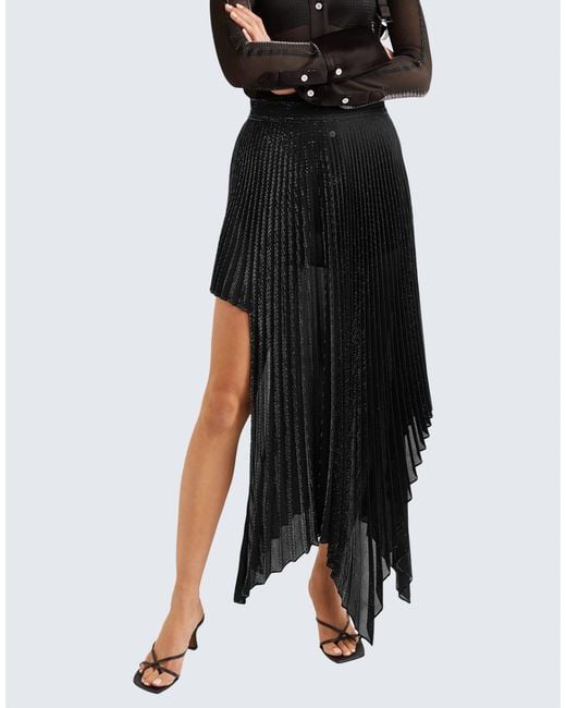 Peter Do Black Midi Skirt