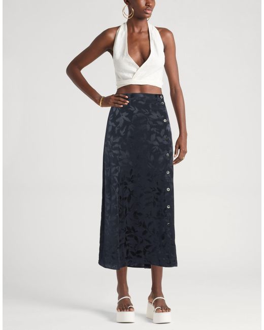 Zadig & Voltaire Blue Midi Skirt