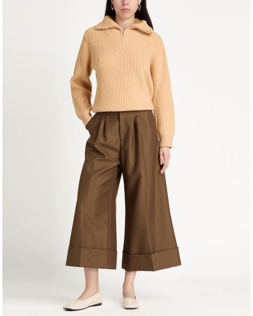 WEILI ZHENG Natural Turtleneck