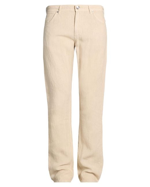 120% Lino Natural Trouser for men