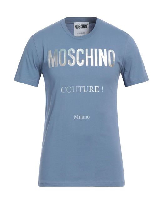 Moschino Blue T-shirt for men