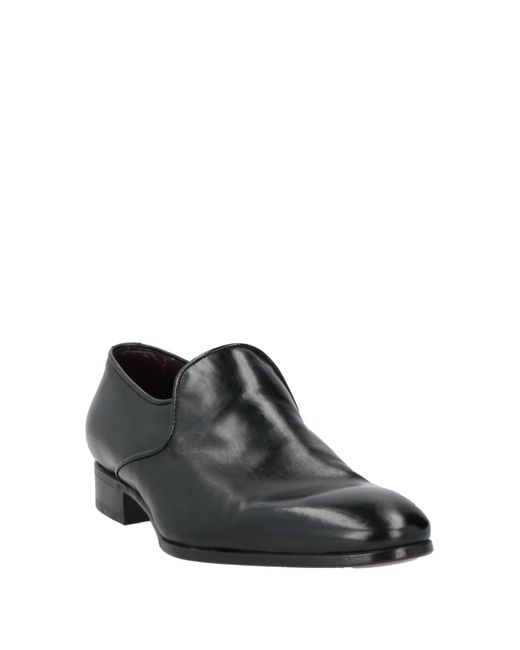 Lidfort Black Loafers for men