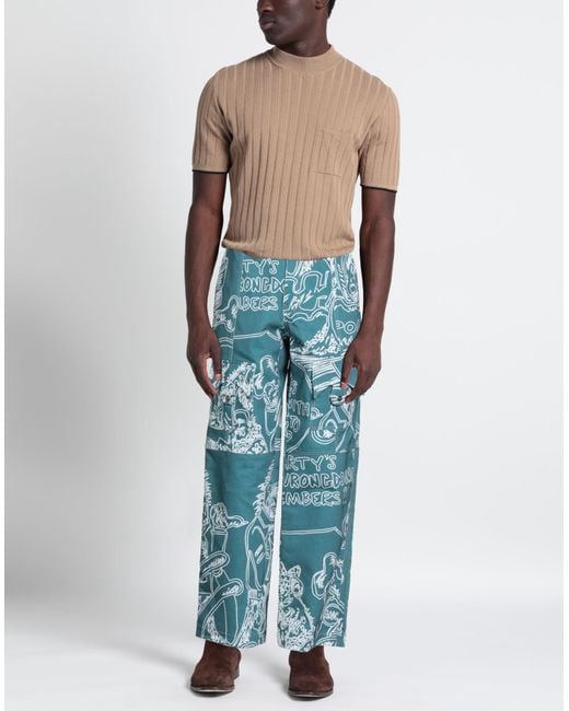 Thebe Magugu Blue Trouser for men
